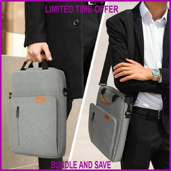 14 Inch Laptop Sleeve Waterproof Protective Lightweight Bag - Picture 7 of 7